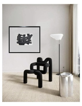 Pintura Black and white II técnica mixta Lune Art Gallery