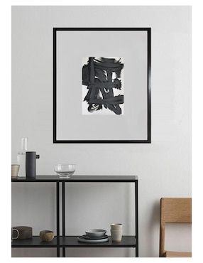 Pintura Black and white II técnica mixta Lune Art Gallery