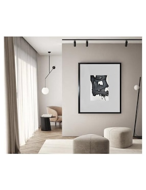 Pintura Black & White III técnica mixta Lune Art Gallery