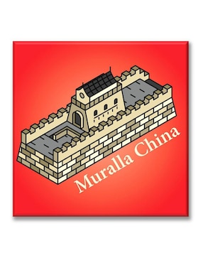 Cuadro Decorativo Industria Gráfica Ciento 23 Muralla China Ilustración