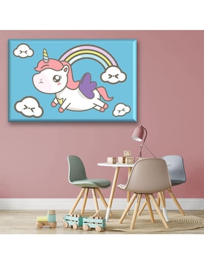 Cuadro decorativo Industria Grafica Ciento 23 Unicornio pegaso