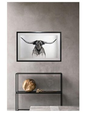 Pintura Horns técnica acrílico Lune Art Gallery AnimalArt