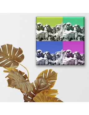 Cuadro decorativo Industria Grafica Ciento 23 Monte rushmore pop