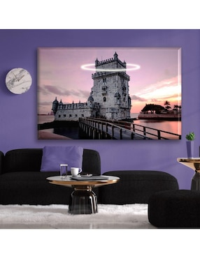 Cuadro decorativo Industria Grafica Ciento 23 Castillo en el muelle