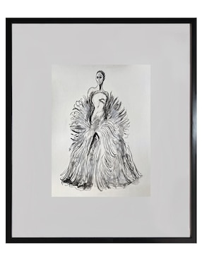 Pintura Fashion técnica acrílico Lune Art Gallery