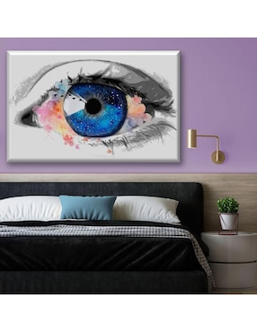 Cuadro decorativo Industria Grafica Ciento 23 Ojo acuarela