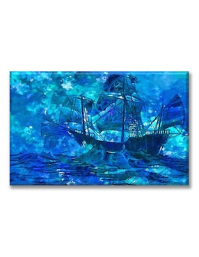 Cuadro Decorativo Industria Gráfica Ciento 23 Barco Pintura