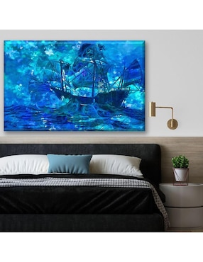 Cuadro decorativo Industria Grafica Ciento 23 Barco pintura