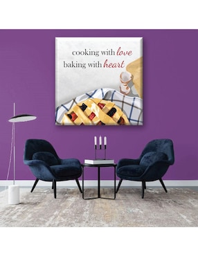 Cuadro decorativo Industria Grafica Ciento 23 Horneado con amor