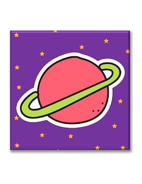 Cuadro decorativo Industria Grafica Ciento 23 Planeta en órbita