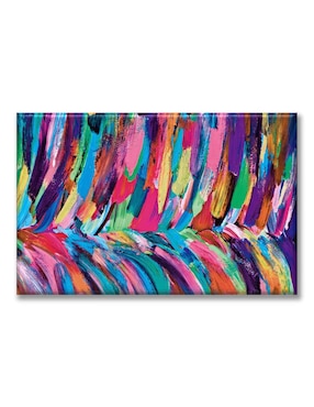 Cuadro decorativo Industria Grafica Ciento 23 Pinceladas arcoíris