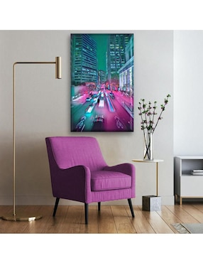 Cuadro decorativo Industria Grafica Ciento 23 Luces de la ciudad neón