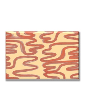 Cuadro decorativo Industria Grafica Ciento 23 Curvas rojas