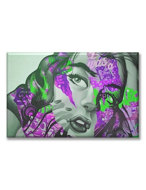 Cuadro Decorativo Industria Gráfica Ciento 23 Mujer Art Pop