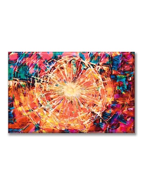 Cuadro decorativo Industria Grafica Ciento 23 Cristal acuarela