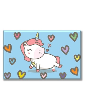 Cuadro decorativo Industria Grafica Ciento 23 Unicornio corazón