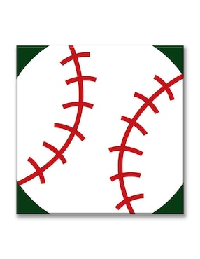 Cuadro decorativo Industria Grafica Ciento 23 Pelota béisbol