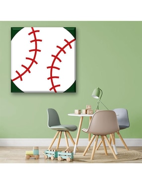 Cuadro decorativo Industria Grafica Ciento 23 Pelota béisbol