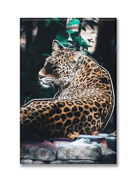 Cuadro Decorativo Industria Gráfica Ciento 23 Cheetah Líneas