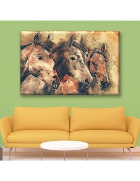 Cuadro decorativo Industria Grafica Ciento 23 Caballos pintura