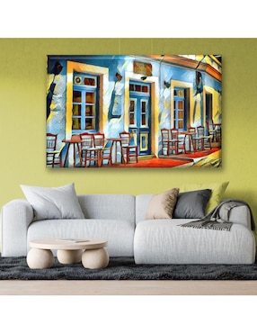 Cuadro decorativo Industria Grafica Ciento 23 Café en cuba