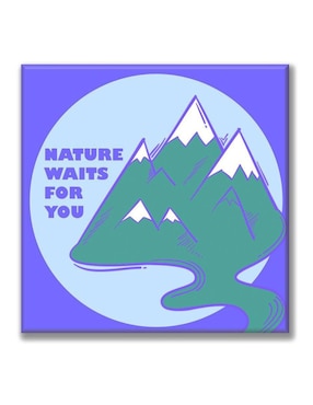 Cuadro decorativo Industria Grafica Ciento 23 Montaña frase