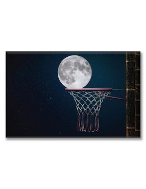 Cuadro decorativo Industria Grafica Ciento 23 Luna en canasta