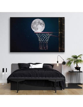 Cuadro decorativo Industria Grafica Ciento 23 Luna en canasta