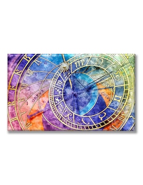 Cuadro decorativo Industria Grafica Ciento 23 Reloj acuarela