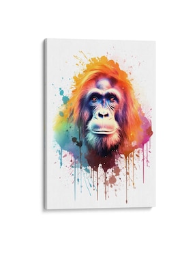 Cuadro Decorativo Canvas Lab El Orangutan