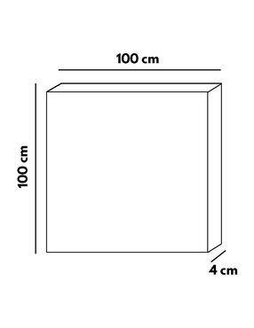 Cuadro decorativo Industria Grafica Ciento 23 Perro pintado