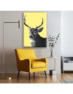 Cuadro decorativo Industria Grafica Ciento 23 Venado byn