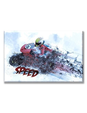Cuadro decorativo Industria Grafica Ciento 23 Motociclista