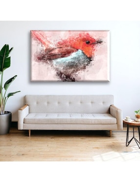 Cuadro decorativo Industria Grafica Ciento 23 Pájaro acuarela
