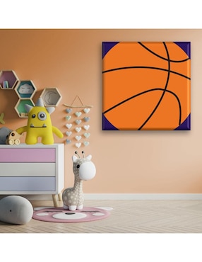 Cuadro decorativo Industria Grafica Ciento 23 Balón básquetbol