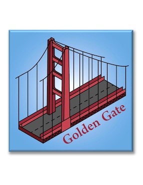 Cuadro decorativo Industria Grafica Ciento 23 golden gate san francisco