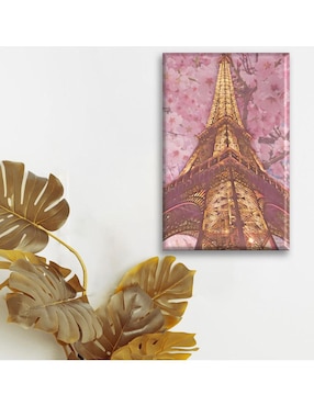 Cuadro decorativo Industria Grafica Ciento 23 Torre Eiffel cerezos
