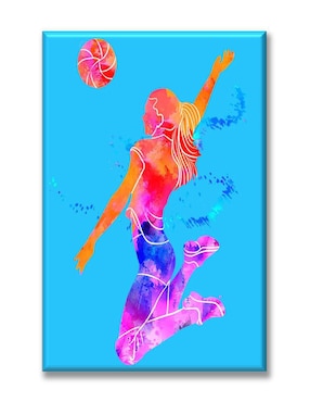 Cuadro decorativo Industria Grafica Ciento 23 Jugadora voleibol