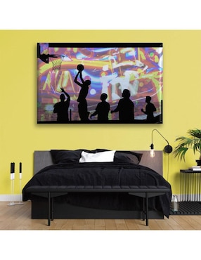 Cuadro decorativo Industria Grafica Ciento 23 Juego de basquetbol
