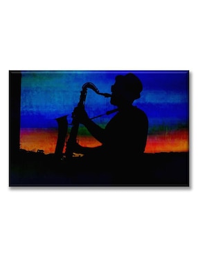 Cuadro decorativo Industria Grafica Ciento 23 Saxofonista