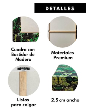 Cuadro decorativo Industria Grafica Ciento 23 Avispa