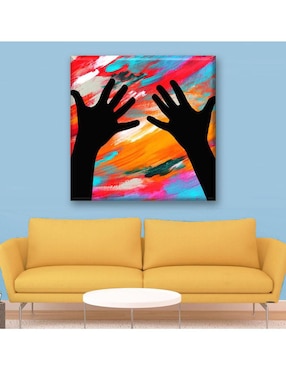 Cuadro decorativo Industria Grafica Ciento 23 Manos en color