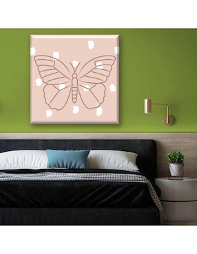 Cuadro decorativo Industria Grafica Ciento 23 Mariposa puntos