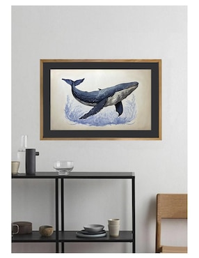 Pintura Ballena azul técnica acrílico Lune Art Gallery Océano