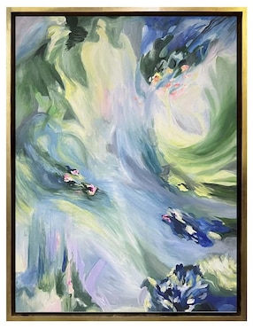Pintura Un Susurro de Flores técnica acrílico Lune Art Gallery