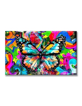 Cuadro decorativo Industria Grafica Ciento 23 Mariposa street art