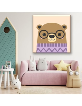 Cuadro decorativo Industria Grafica Ciento 23 Osito suéter