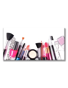 Cuadro Decorativo Industria Gráfica Ciento 23 Kit Maquillaje