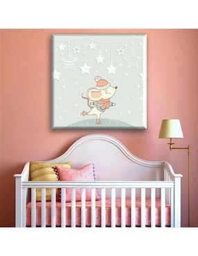 Cuadro decorativo Industria Grafica Ciento 23 Ratón invierno