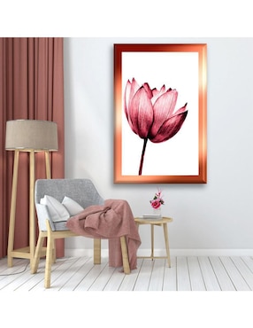 Cuadro decorativo Industria Grafica Ciento 23 Magnolia cobrizo